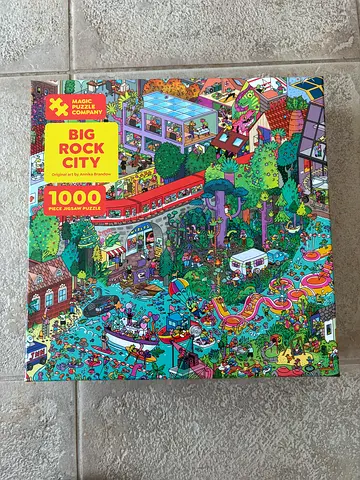 1000-piece 'Big Rock City' Jigsaw Puzzle
