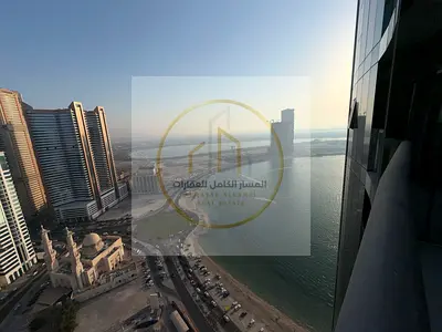 غرفتين VIP في الممزر | ثاني ساكن | بلكونة بإطلالة بانورامية | جيم ومسبح وباركن