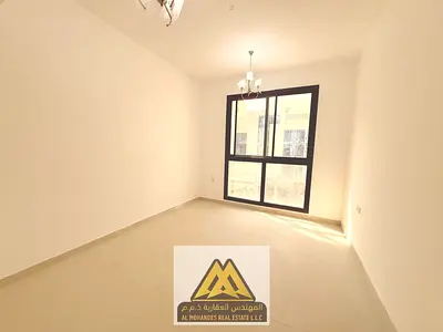 Brand-new 2-bedroom apartment in Al Jurf 3, 3 baths, 2 balconies, central AC. AED 43,004 yearly.