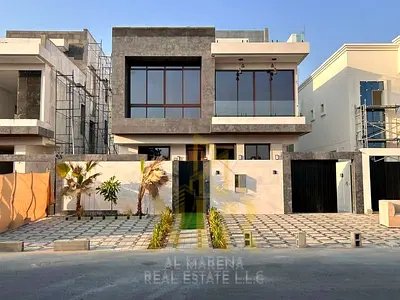 Luxury Villa for Sale in Al Helio 2 – Ajman | 6 Master Bedrooms | Private Pool | EV Charger | Registration and Ownership Fees Included