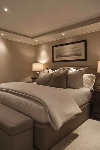 New beige colour 200*200 super king size elegant beautiful Bed