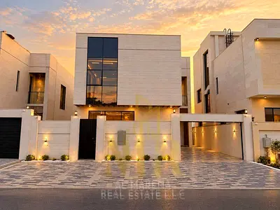 فيلا فاخرة للبيع في الياسمين – عجمان | تشطيبات أوروبية VIP | 5 غرف ماستر | شامل رسوم التسجيل والتمليك