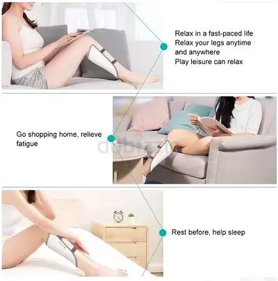 EMS Leg Massager Calf Wraps Heated Therapy Shaping Legs Relieve Leg Pain Leg Massager Circulation Re