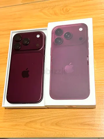 Iphone 18 pro 256GB Burgundy TDRA (UAE version)- Brand new