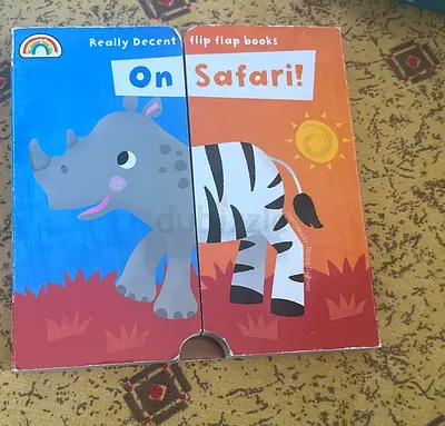 Really Decent Flip Flap Books - On Safari! (Children's board book)