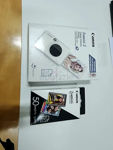 BRAND NEW & SEALED *Canon Zoemini S Instant Camera Printer (white) with 50 sheets ZINK paper*