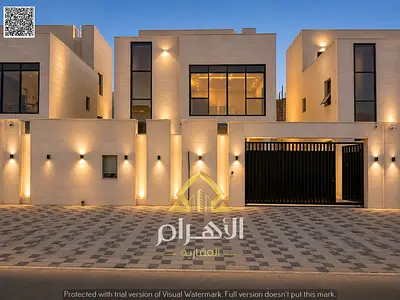 Own a 4-bedroom villa in Al Helio 2, Ajman—a corner unit facing a walkway, located opposite Safir M