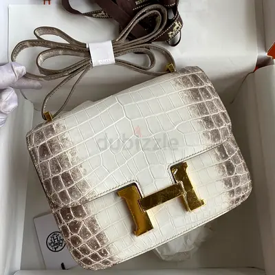 Hermes Constance 18 Bag In Himalaya Crocodile Niloticus Skin