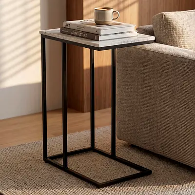 New Cavon Avenue Genuine Marble Top Laptop Table