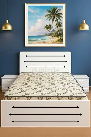 Brand New wooden king size Bed frame including Medical Mattress Available