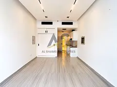 Elegant White Interior Studio | Balcony & Built-in Wardrobes | Gym & Pool