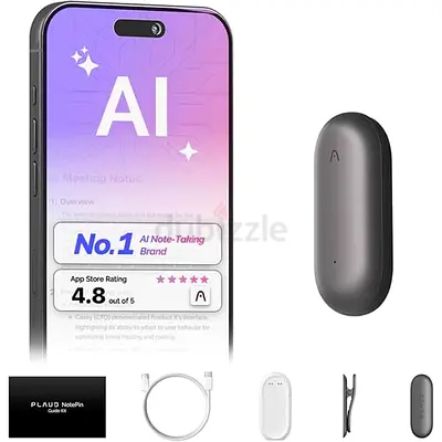 Plaud Notepin AI Voice Recorder Cosmic Gray – NB-100