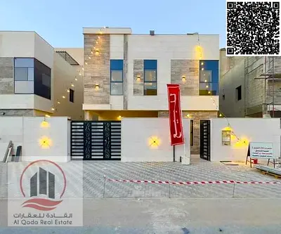 For rent, a villa in Ajman Al heilo , 5 master rooms, a Majles room, a hall, and a maid room verry good location