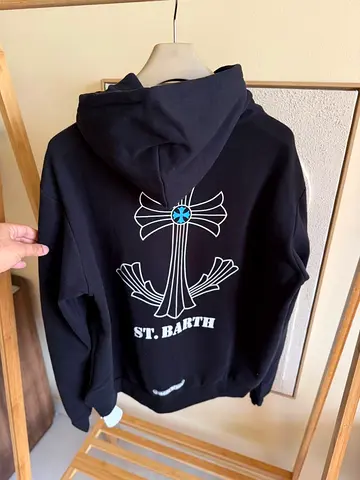 Chrome Heart Black St. Barth Hoddie (SUPER MASTER QUALITY)
