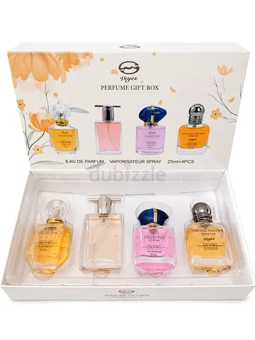 VEYES PERFUME GIFT BOX – 4 BEAUTIFUL FRAGRANCES | 4 PCS NEW ELEGANT PERFUME BOX