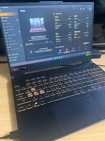 ASUS TUF Gaming Laptop with charger