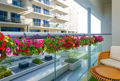 Fully Furnished 2BR Duplex | Partial Sea View | Negotiable Cheques