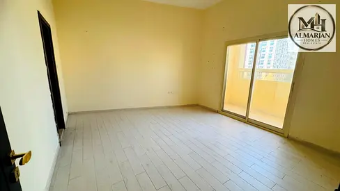 Master Bedroom Apartment for Annual Rent in Al Nakhil Ajman Near the Corniche with Balcony Open View Central AC and Landlord Maintenance