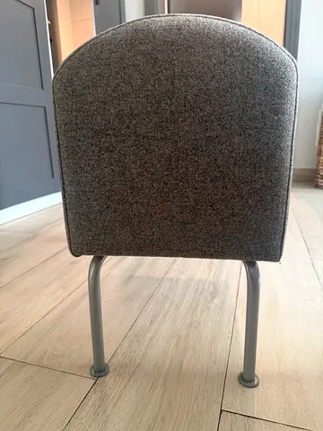 Upholstered vanity stool
