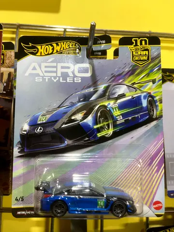 Hot Wheels Aero Styles Lexus race car - new in package