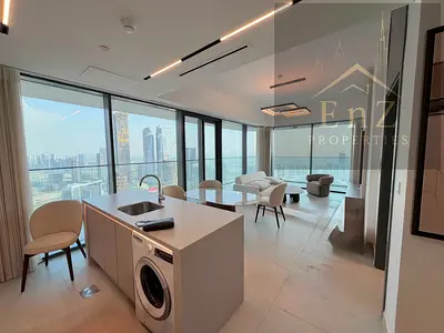 High-Floor Fully Furnished 1BR | Canal & Skyline View |