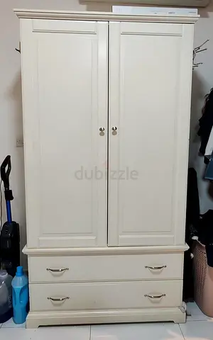 French design white cupboard wooden. Good Condition