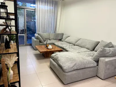 Comfortable Pan Home feather 🪶 filled Sofa with footstool