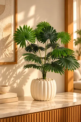 Artificial Fan Palm – Without Pot