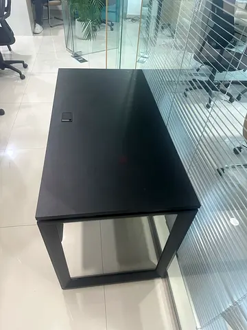 Office black desk