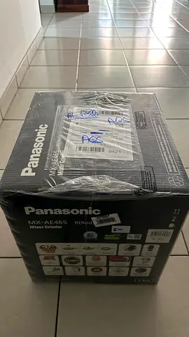 Panasonic MX-AE465 Mixer Grinder - Brand New Sealed (Red)