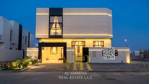 Special Offer for Cash Buyers | Corner Villa for Sale in Al Bahya – Ajman | 5 Master Bedrooms | Fully Equipped Kitchen