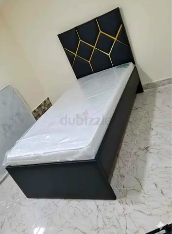 BRAND NEW KING SIZE VELVET BED WITH MATTRESS FOR SALE