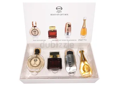 VEYES PERFUME GIFT BOX – 4 BEAUTIFUL FRAGRANCES | 4 PCS NEW ELEGANT PERFUME BOX