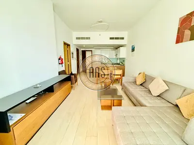 FURNISHED 1-BEDROOM AND HALL// RENT IN 65000 AED // OPEN VIEW