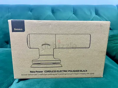 Baseus Cordless Electric Polisher / Car & Home Polishing Tool - Black