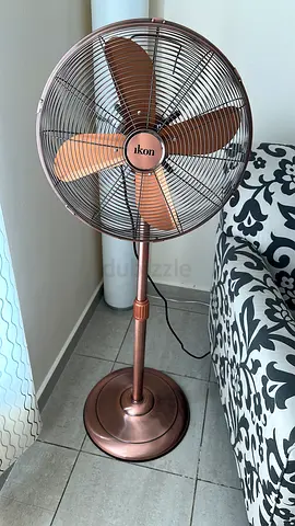 Premium Ikon 16" Metallic Stand Fan (Rose Gold / Copper)