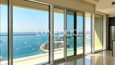 RAREST LAYOUT | HIGH FLOOR | PALM SUNSET AND MARINA VIEW