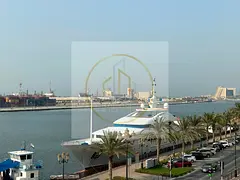 2BR in Al Jubail | First row on the corniche | 2 balconies with side views | Split AC & central gas