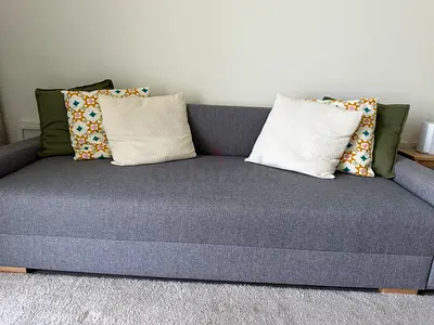 Grey 3-seater Sofa in Good Condition