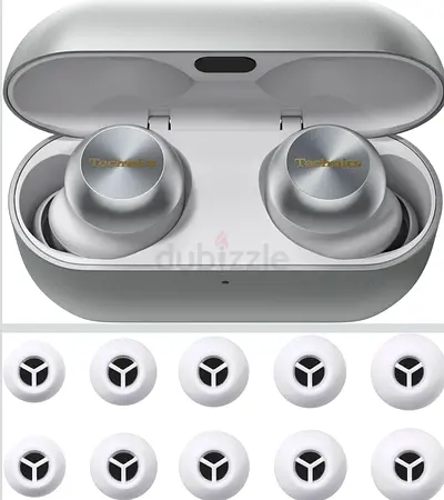 Technics EAH-AZ100E-S True Wireless Earbuds with Charging Case - Silver (Used)