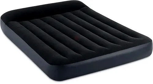 Intex 64147ED Dura-Beam Standard Pillow Rest Air Mattress: Fiber-Tech – Full Size – Built-in Electri