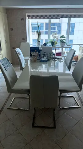 8 chair dining table