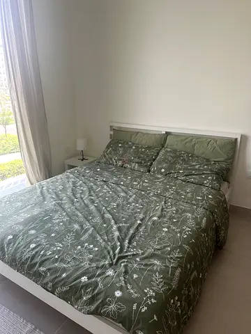 IKEA Queen bed frame with mattress - good condition