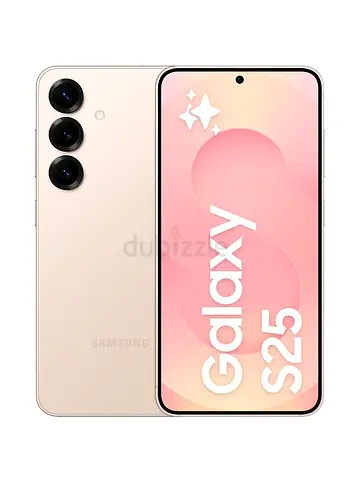 Galaxy S25 AI Dual SIM Pinkgold 12GB RAM 256GB 5G - Middle East Version with complete box.
