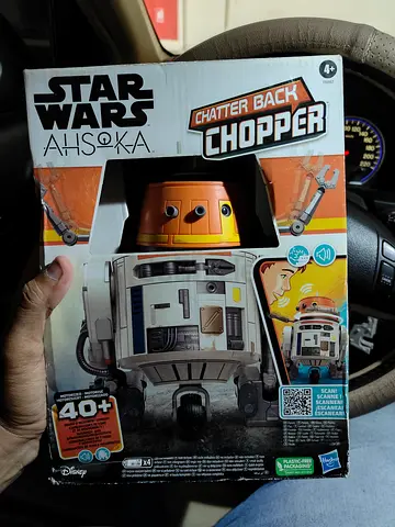 Star Wars Ahsoka Chatter Back Chopper - Hasbro, New in Box