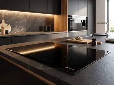 SMEG latest model induction cooktop built-in 90cm integrated by ameen
