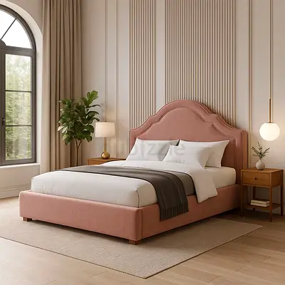 Brand New blush pink colour 160*200 queen size bed.