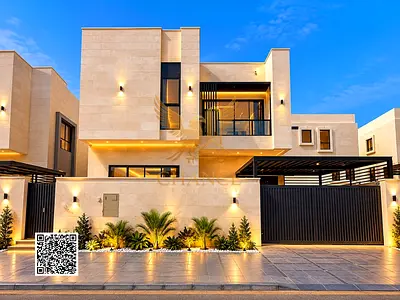 🇦🇪 فيلا جديدة للبيع في الياسمين – عجمان | خلف الحديقة مباشرة | 5 غرف ماستر