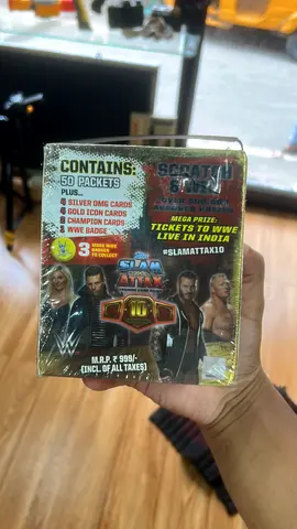 SEALED WWE Slam attax 10th Edition Collectible Carry pack - Vintage Wrestling Cards (New)