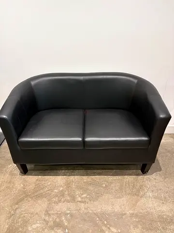 Black 2-seater Sofa